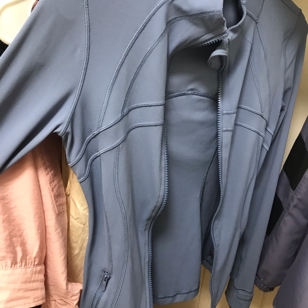 lululemon athletica Light Slate Blue Bomber Jacket